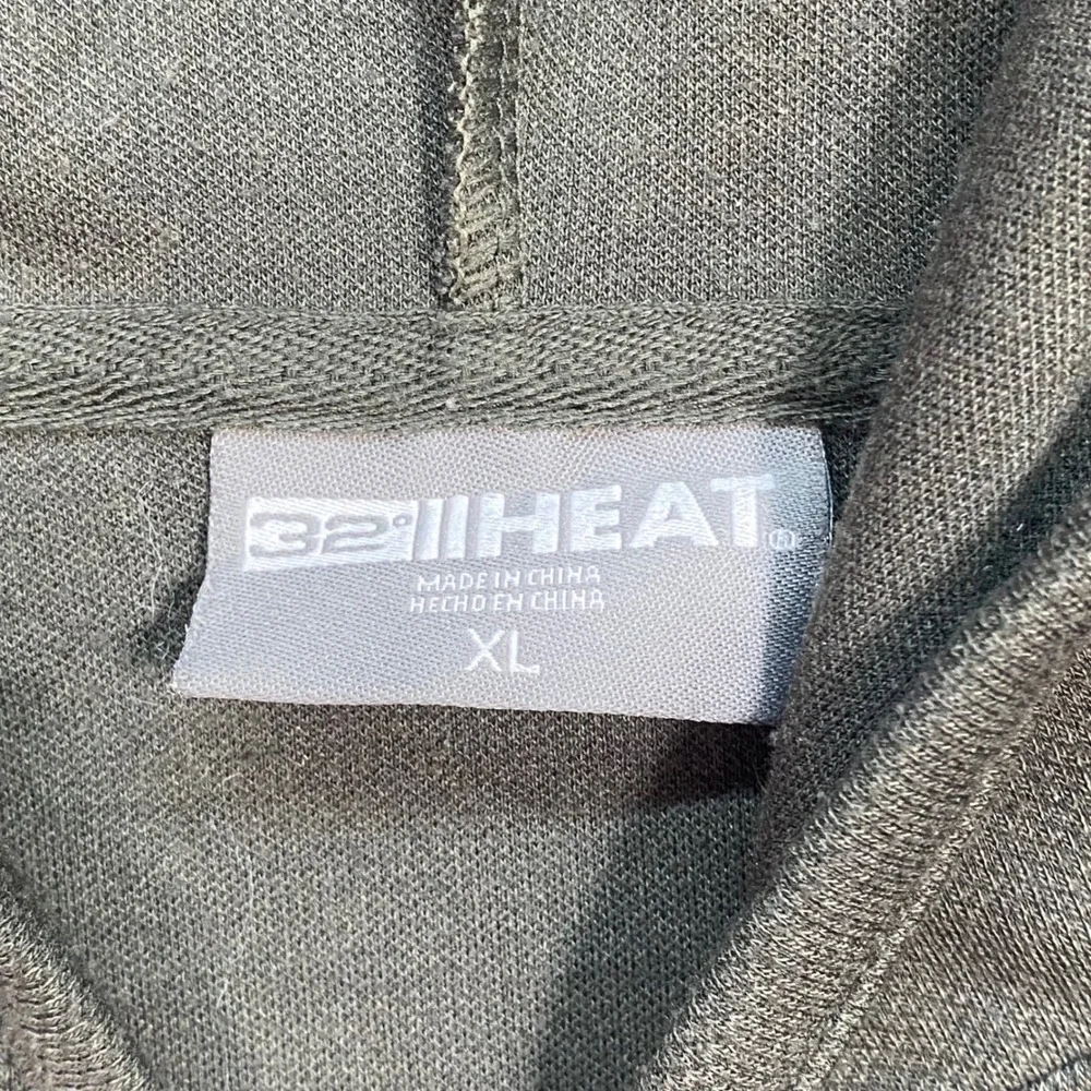 32 Degrees Heat Hoodie Jogger Set Sz XL Mens Green Athleisure Loungewear Zip Up